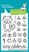 Cargar imagen en el visor de la galería, Lawn Fawn - Holiday Party Animal- clear stamp set

