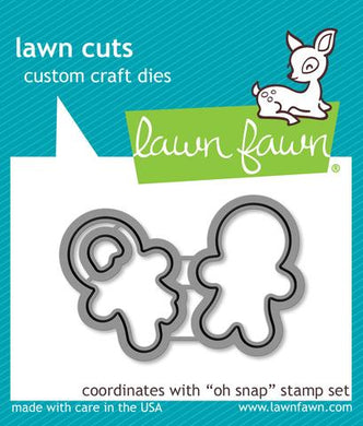 Lawn Fawn - Clear  Stamps - 2 x 3- Oh Snap - Design Creative Bling