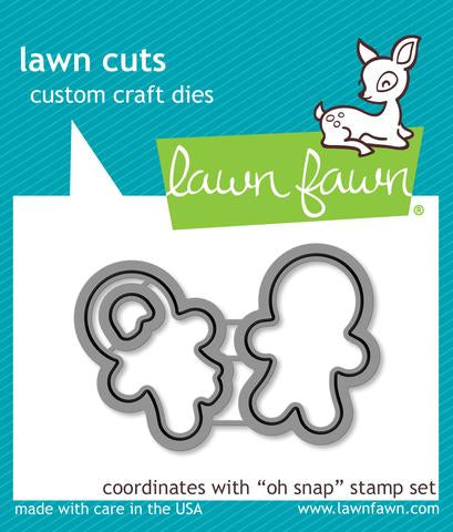 Lawn Fawn - Clear  Stamps - 2 x 3- Oh Snap - Design Creative Bling