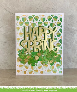 Lawn Fawn - Giant Happy Spring - lawn cuts - Design Creative Bling
