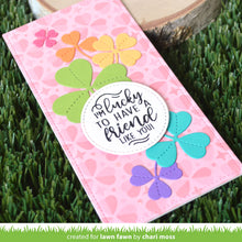 Load image into Gallery viewer, Lawn Fawn - clover background stencils - lawn cuts - Design Creative Bling
