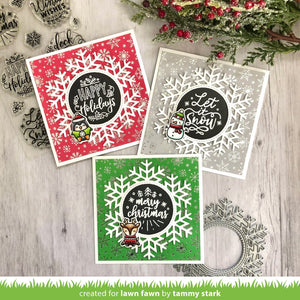 Lawn fawn - Let It Shine Snowflakes collection pack - 12x12 - Design Creative Bling