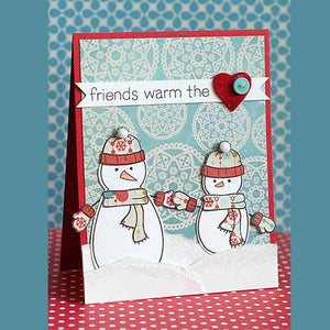 Lawn Fawn - Making Frosty Friends - clear stamp set