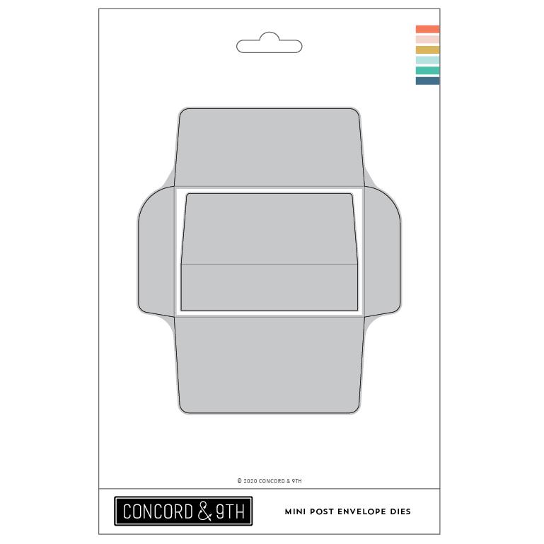 Concord & 9th - Die Set-Mini Post Envelope - Design Creative Bling