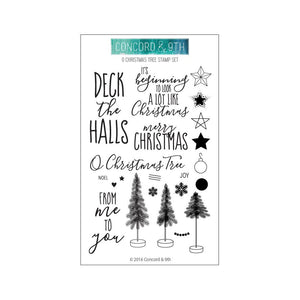 Concord & 9th - Clear stamp set - O Christmas Tree