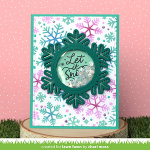 Lawn Fawn - Outside In Stitched Snowflake - lawn cuts