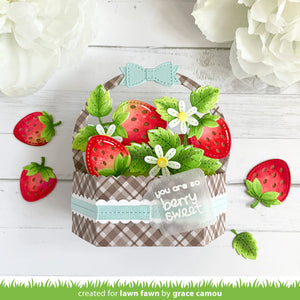 Lawn Fawn - Strawberry Patch - lawn cuts - Design Creative Bling