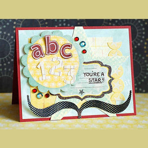 Lawn Fawn - Clear Photopolymer Stamps - Quinn's ABCs lowercase - Design Creative Bling