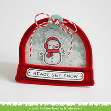 Cargar imagen en el visor de la galería, Lawn Fawn - Christmas - Lawn Cuts - Dies - Ready, Set Snow Add-on
