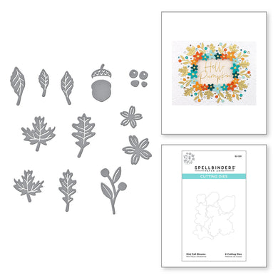 Spellbinders-Mini Fall Blooms-Die Set - Design Creative Bling