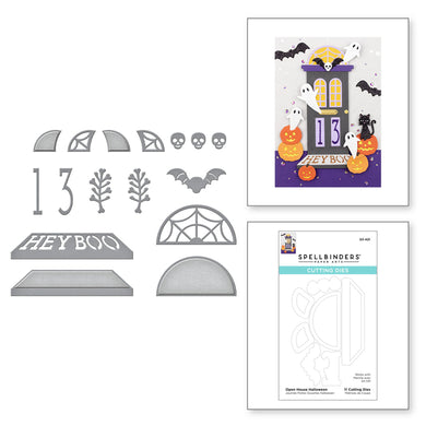 Spellbinders-Open House Halloween-Die Set - Design Creative Bling