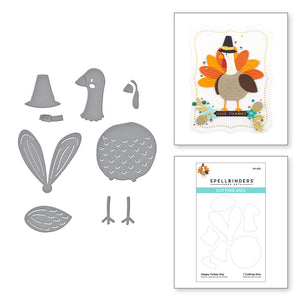 Spellbinders-Happy Turkey Day-Die Set - Design Creative Bling