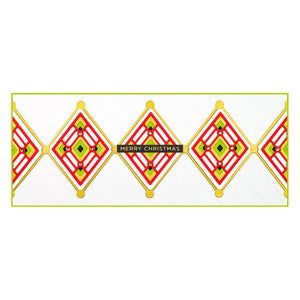 Spellbinders-Kaleidoscope Argyle Etched Dies from the Slimline Collection-Die Set - Design Creative Bling