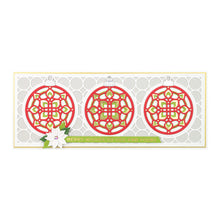 Load image into Gallery viewer, Spellbinders-Circle Kaleidoscope Slimline Etched Dies from the Slimline Collection-Die Set - Design Creative Bling
