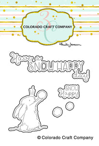 Colorado Craft Company - Dies - Snow Happy - Design Creative Bling