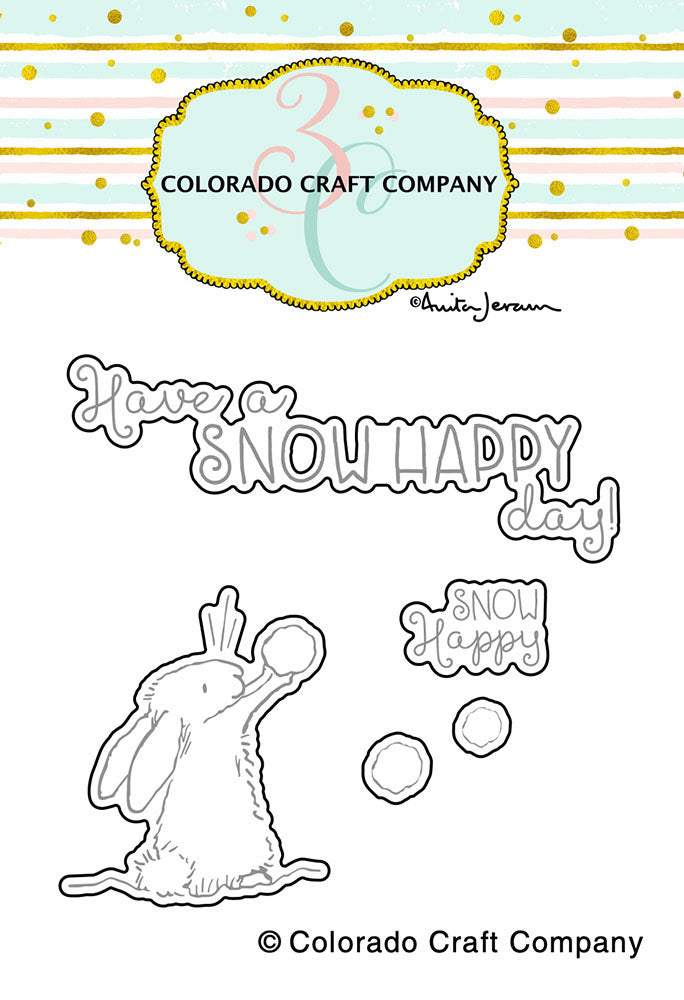 Colorado Craft Company - Dies - Snow Happy
