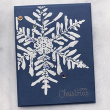 Cargar imagen en el visor de la galería, Colorado Craft Company - Lovely Legs Collection - Clear Photopolymer Stamps - Winter Wishes Snowflake - Design Creative Bling
