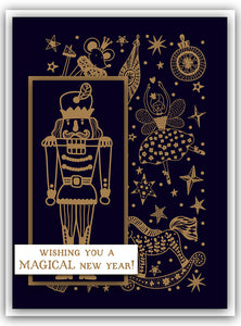 Colorado Craft Company - Lovely Legs Collection - Clear Photopolymer Stamps - Nutcracker Quick Card - Design Creative Bling
