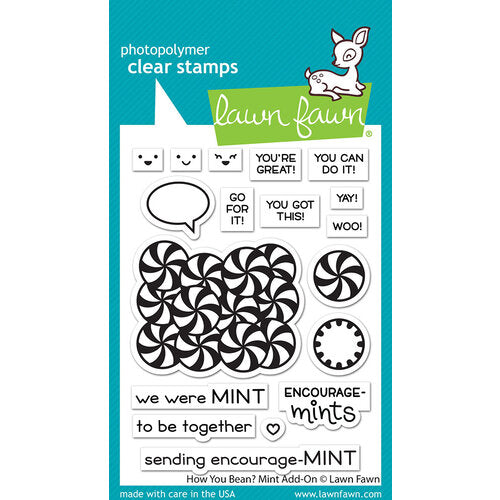 Lawn Fawn-How You Bean- Clear stamp set - Design Creative Bling