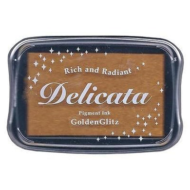 Tsukineko - Delicata ink pad- Golden Glitz - Design Creative Bling