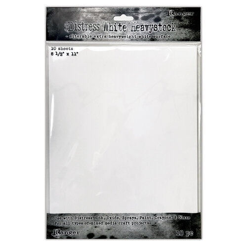 Ranger Ink - Tim Holtz - Distress White Heavystock - 8.5 x 11