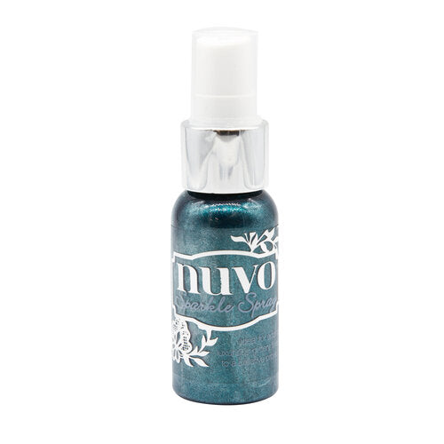 Nuvo - White Wonderland Collection - Sparkle Spray - Peacock Plume