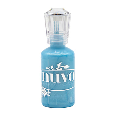 Nuvo - White Wonderland Collection - Crystal Drops Gloss - Blue Ice - Design Creative Bling