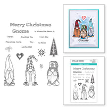 Load image into Gallery viewer, Spellbinders-Holiday Gnomes From The Be Merry Collection-Clear Stamp - Design Creative Bling
