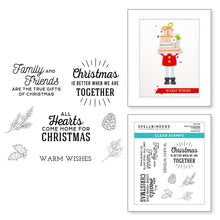 Carica l&#39;immagine nel visualizzatore di Gallery, Spellbinders-Clear Stamp Set-Home For Christmas Sentiments - Design Creative Bling
