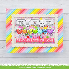 Charger l&#39;image dans la galerie, Lawn Fawn - simply celebrate hearts - clear stamp set
