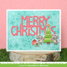 Load image into Gallery viewer, Lawn Fawn - snowflake background stencils - Design Creative Bling
