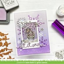 Load image into Gallery viewer, Lawn Fawn - snowflake duo hot foil plates - lawn cuts - Design Creative Bling
