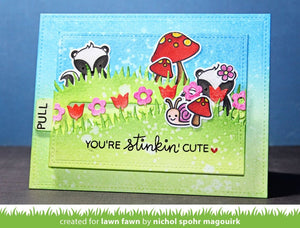Lawn Fawn - Clear  Stamps - 2 x 3-Stinkin' Cute - Design Creative Bling