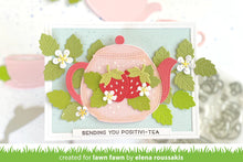 Load image into Gallery viewer, Lawn Fawn - stitched teapot - lawn cuts
