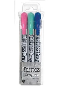 Ranger Ink - Tim Holtz - Distress Crayons - Set 12 - Design Creative Bling