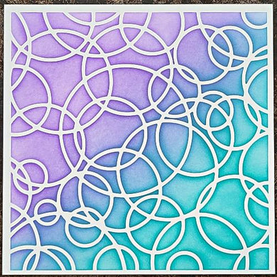 The Rabbit Hole Designs - Overlapping Circles - Stencil - Design Creative Bling