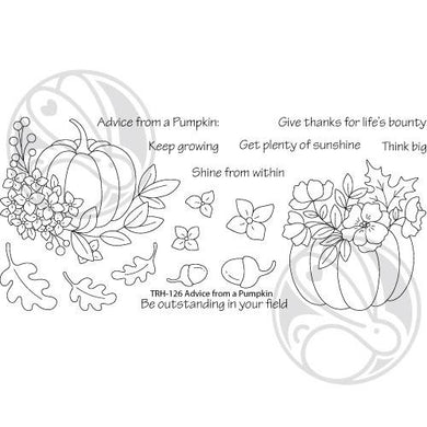 The Rabbit Hole Designs - Advice From a Pumpkin Stamp Set - Design Creative Bling