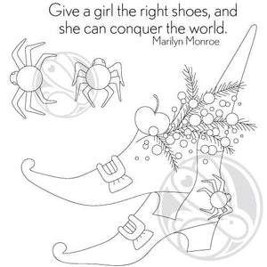 The Rabbit Hole Designs - The Right Shoes Stamp Set