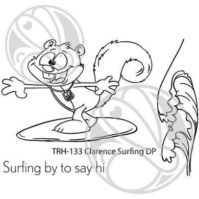 The Rabbit Hole Designs - Clarence Surfing Stamp Set - Design Creative Bling