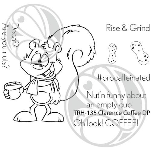The Rabbit Hole Designs - Clarence Coffee Stamp Set - Design Creative Bling