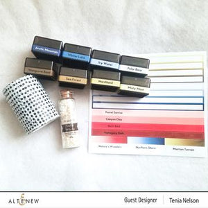 Altenew - Quiet Reflections Mini Ink Cube Labels Decal Set - Mini - Design Creative Bling