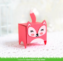 Load image into Gallery viewer, Lawn Fawn -Lawn Cuts - Dies -  tiny gift box Raccoon and fox add-on - Design Creative Bling
