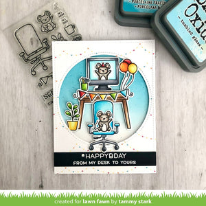 Lawn Fawn -Virtual Friends Add-on- clear stamp set - Design Creative Bling