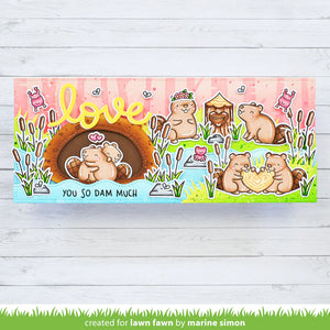 Lawn Fawn - wood you be mine?- clear stamp set