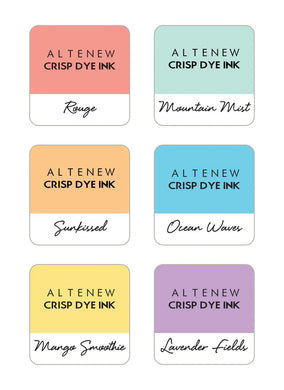Altenew - Dye Ink - Soft Pastel 6 Crisp Dye Ink Mini Cube Set - Design Creative Bling