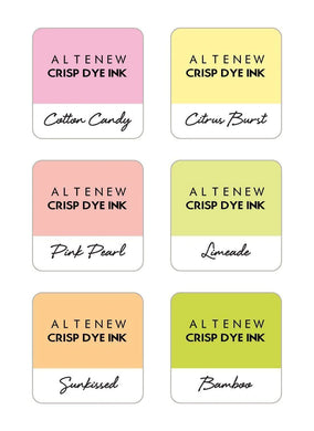Altenew - Dye Ink - Summer Sherbet 6 Crisp Dye Ink Mini Cube Set - Design Creative Bling