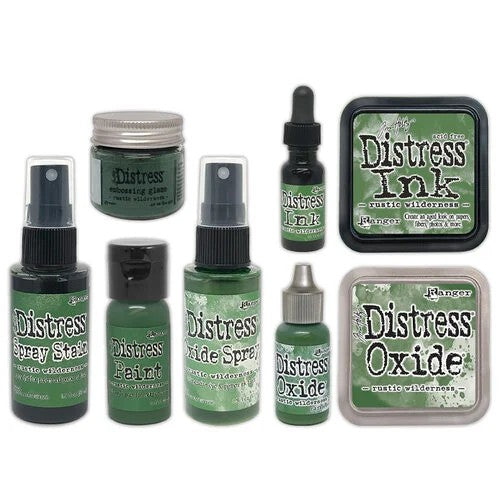 Tim Holtz Distress: Rustic Wildness bundle with pin (November 2020 New Color)