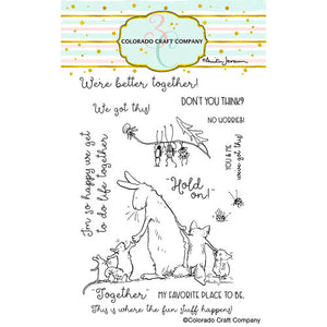Colorado Craft Company - Clear Photopolymer Stamps - Better Together