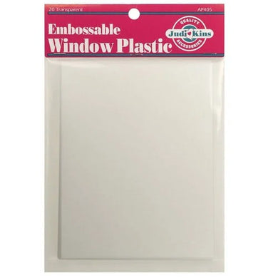 Judikins Embossable Window Plastic Sheets - 20 Sheets - Design Creative Bling