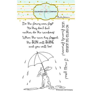 Colorado Craft Company - Clear Photopolymer Stamps - All Weather Friends - Design Creative Bling